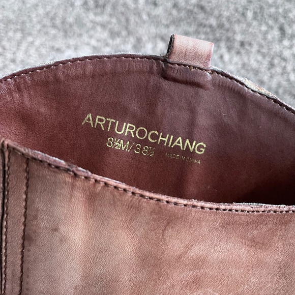 Arturo Chiang Enchant Leather Riding Boots - 8 1/2M - Picture 7 of 8